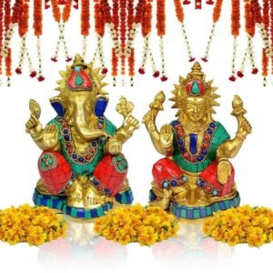 Brass laxmi Ganesha god for Home Decor, Gifting -3250-3300 Gram Approx