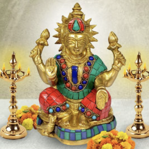 Brass laxmi Statue for Diwali, Home Decor-1400-1450 Gram Approx