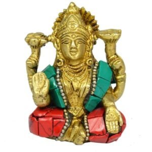 Brass laxmi Statue for Diwali, Home Decor-160-180 Gram Approx