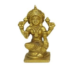 Brass laxmi Statue for Diwali, Home Decor-160-180 Gram Approx