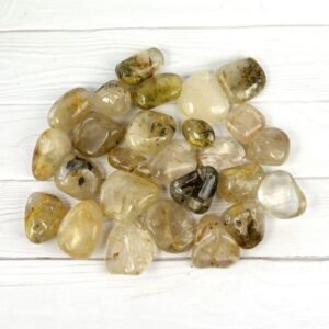Golden Rutile Quartz Tumble Stone