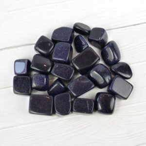 Goldstone Blue Tumble Stone