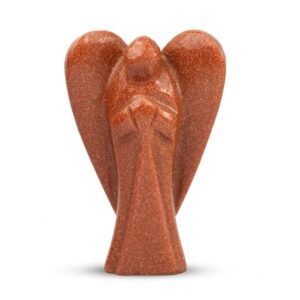 Goldstone Brown Crystal Angel Charged