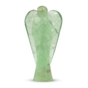 Green Fluorite Crystal Angel Charged