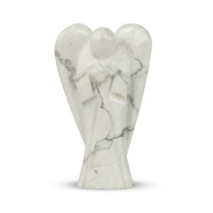 Howlite Crystal Angel Charged