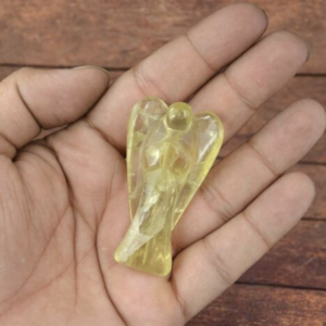 Lemon Quartz Crystal Angel Charged