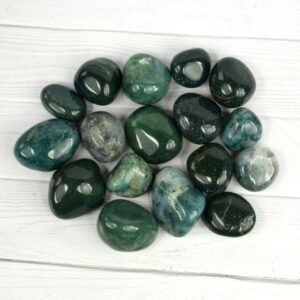 Moss Agate Tumble Stone