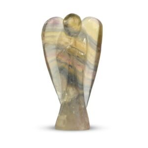 Multi Fluorite Crystal Angel Charged