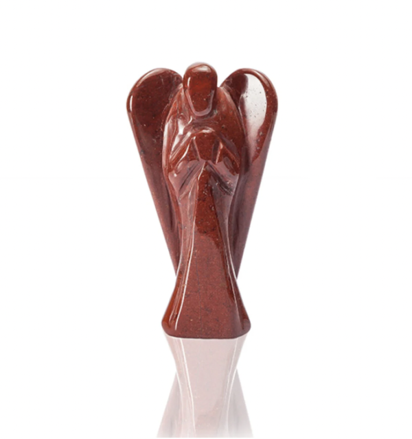 Red Jasper Crystal Angel Charged