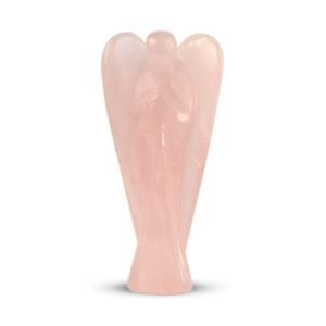 Rose Quartz Crystal Angel Charged