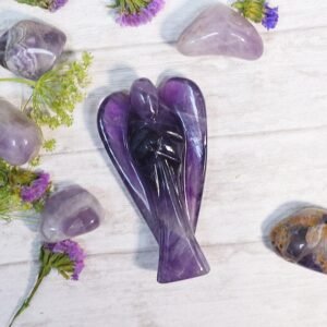 Amethyst Crystal Angel Charged