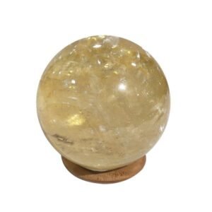 Yellow Calcite Ball / Sphere for Reiki Healing - Grid and Vastu Correction