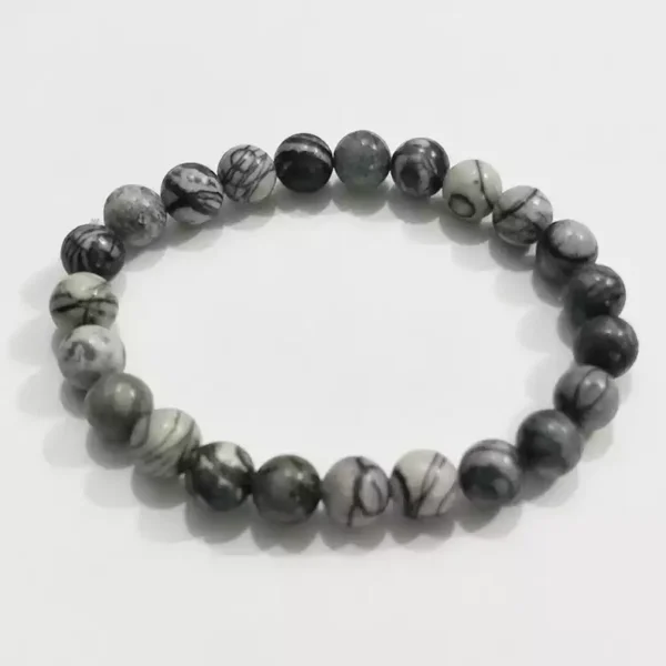 Black Picasso Jasper Bracelet