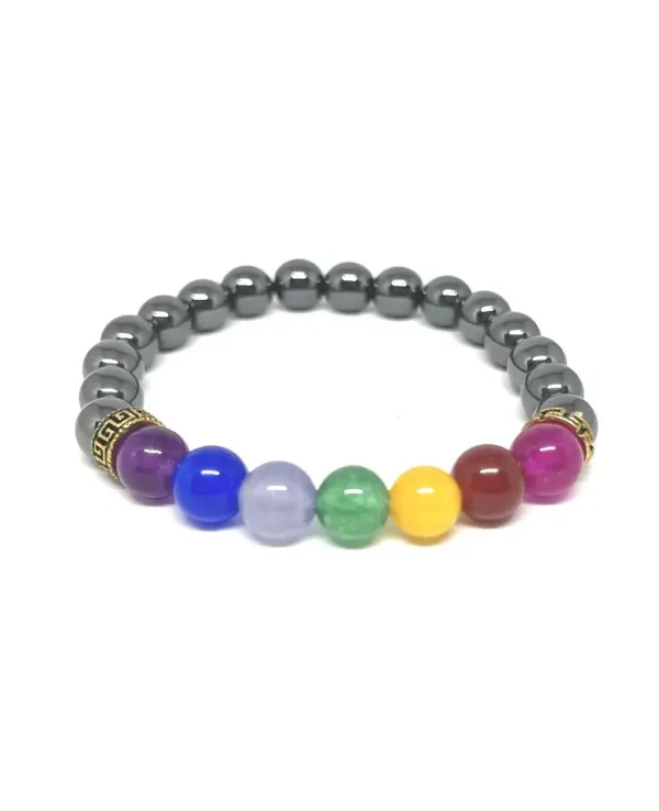 Hematite 7 Chakra Bracelet