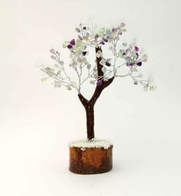 Charged Multi Fluorite Gemstone Tree
