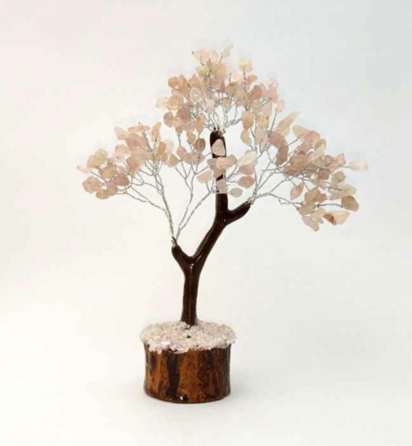 Charged Rose Quartz Gemstone Tree