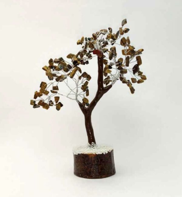 Tiger Eye Gemstone Tree