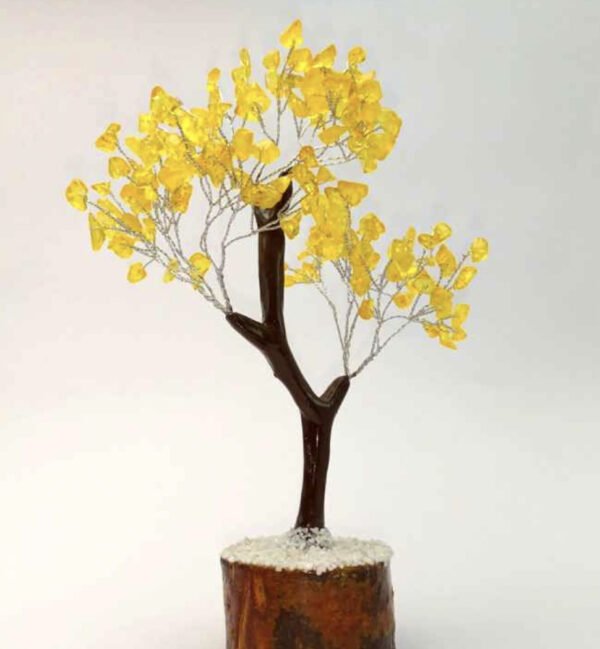 Charged Yellow Citrine Gemstone Tree